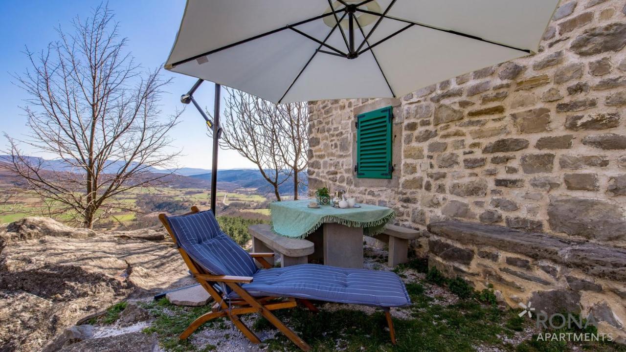 Rona Stone House Apartments Janja Boljun Exterior foto